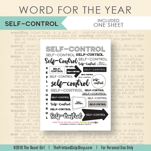 self control word